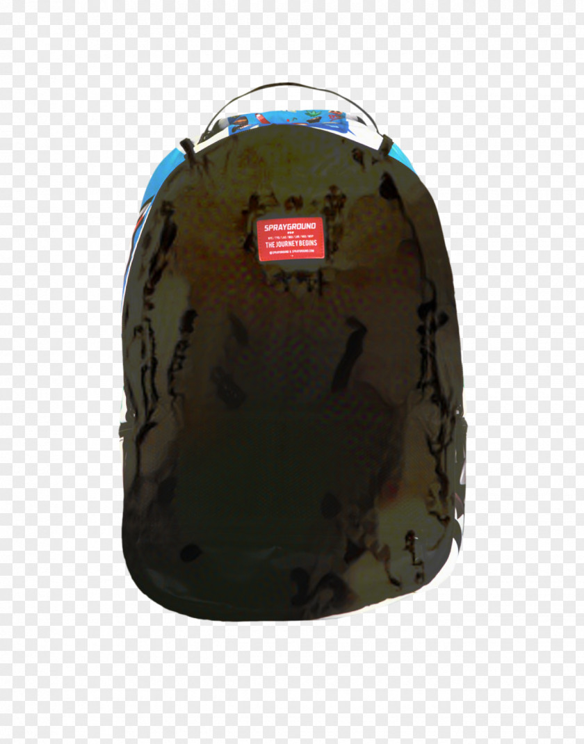 Turquoise Cap Backpack Helmet PNG