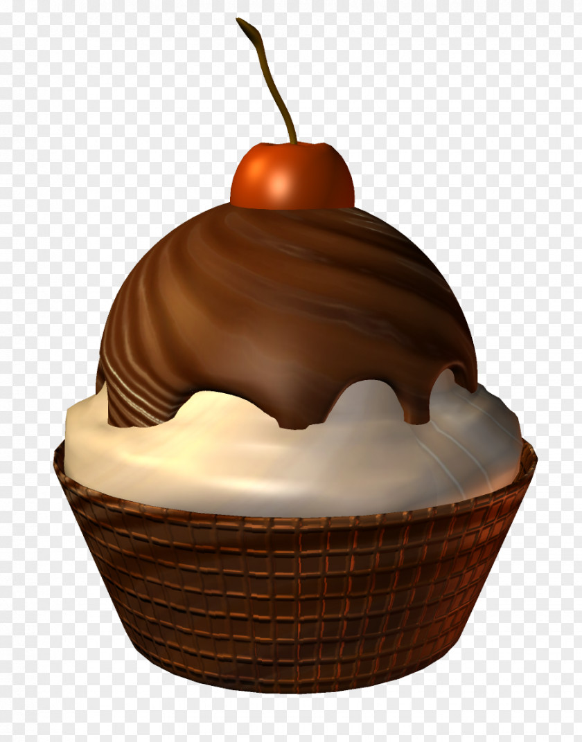 Chocolate Ice Cream Cake Bossche Bol Dessert PNG