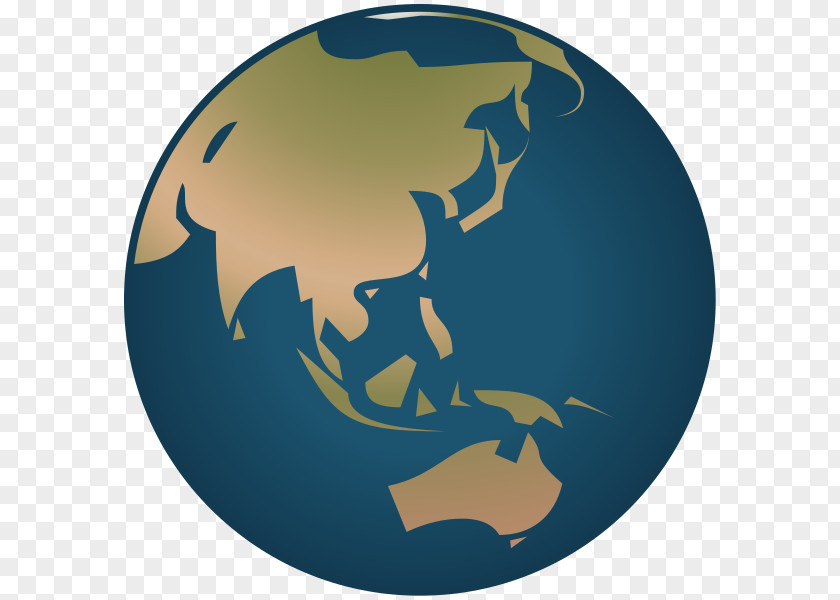 Earth Asia Globe World Map PNG
