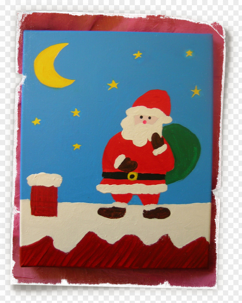 Santa Claus Christmas Ornament Textile PNG