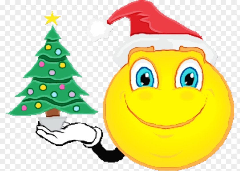 Conifer Plant Christmas Tree Emoji PNG