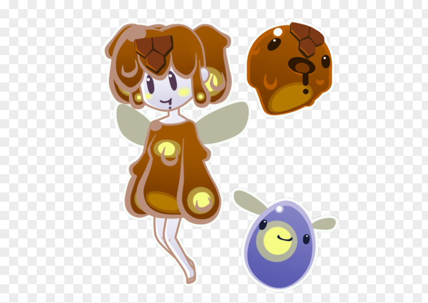 Honey Slime Rancher Humanoid Phosphor PNG