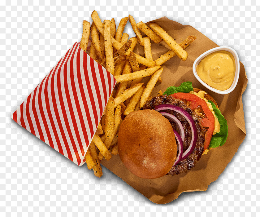 Menu French Fries Buffalo Burger TGI Friday's Cheeseburger Slider PNG