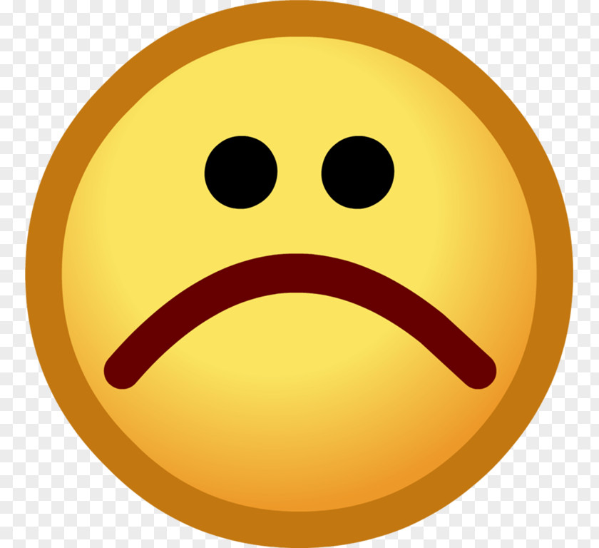Symbol For Sad Face Club Penguin Emoticon Smiley Clip Art PNG