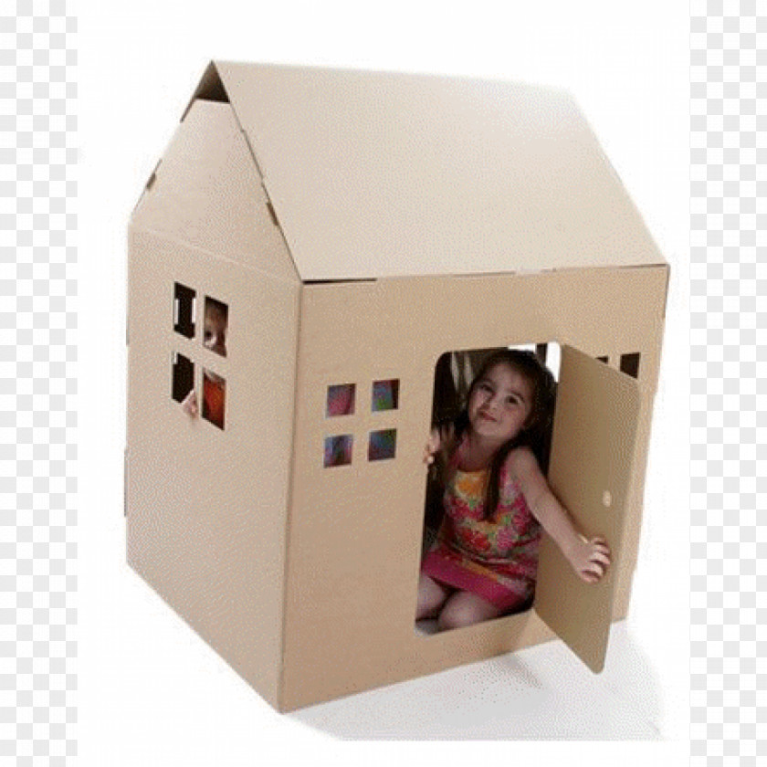Toy Cardboard Recycling Dollhouse PNG