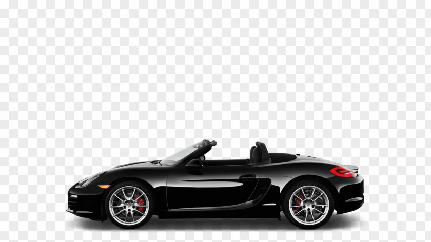 Black Cool Sports Car Porsche Boxster/Cayman Luxury Vehicle PNG