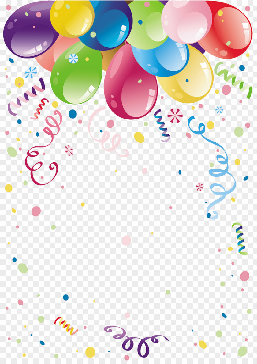 Decoupage Vector Happy Birthday To You Wish Party Clip Art PNG