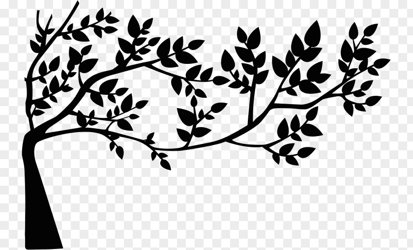 Tree With Swing Leaf Drawing Clip Art PNG