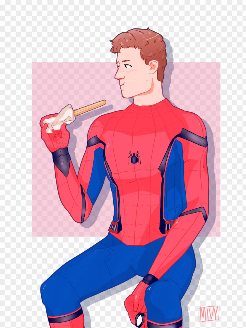 Typical French Man Cartoon Spider-Man: Homecoming Ned Leeds Artist PNG