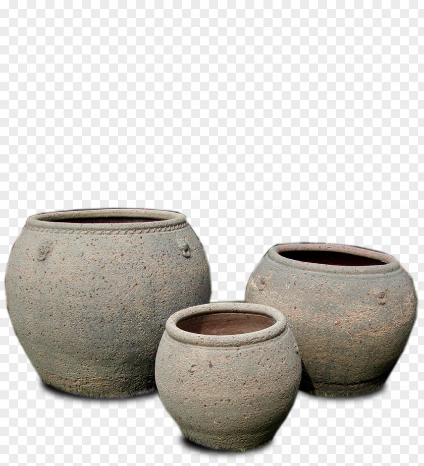 Vase Flowerpot Ceramic Jar Rock PNG