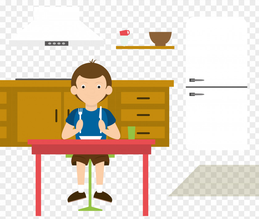 Cara Cartoon Child Eating Vector Graphics Drawing Boy PNG