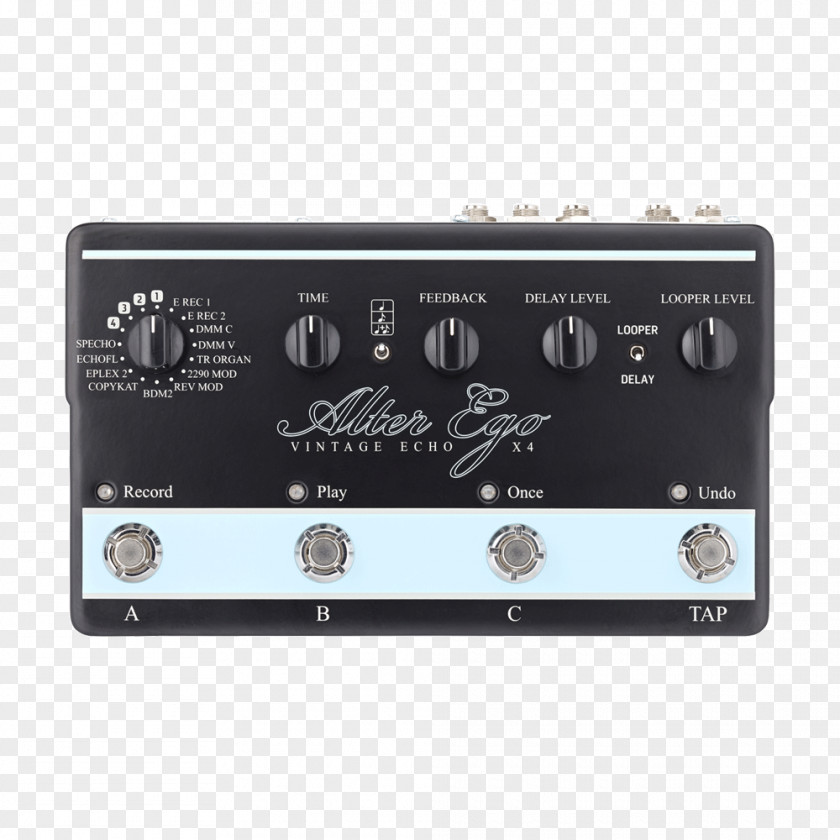 Guitar TC Electronic Alter Ego X4 Vintage Echo Effects Processors & Pedals Delay V2 PNG