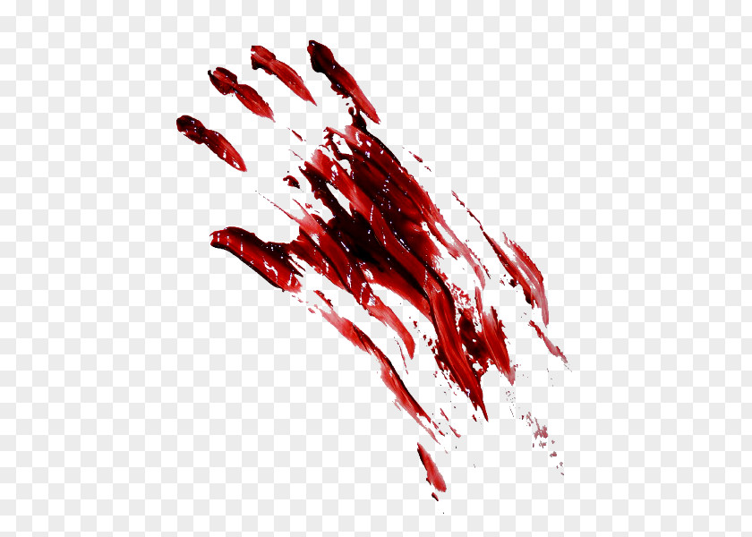 Blood Hand Clip Art PNG