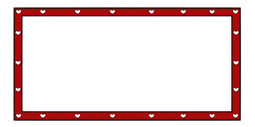 Burgundy Banner Cliparts Borders And Frames Valentine's Day Heart Clip Art PNG
