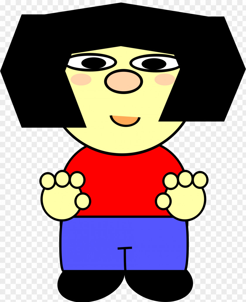 Cartoon Lady Finger Drawing Clip Art PNG