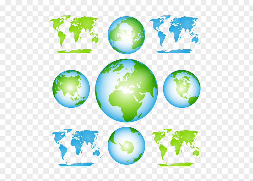 Earth World Map Globe PNG