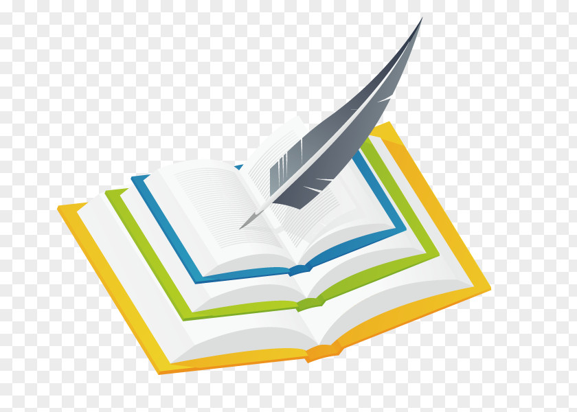 Feather Books Book Download PNG