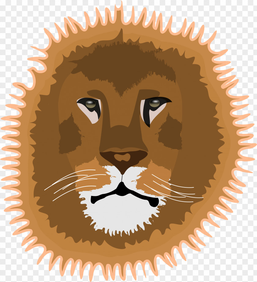 Lion Lion's Head Cartoon Clip Art PNG