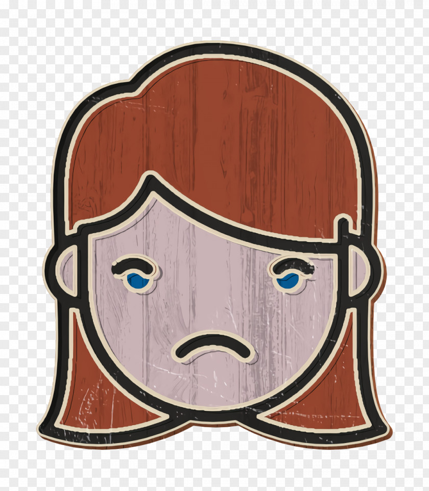 People Icon Sad Linear Color Emoticons PNG