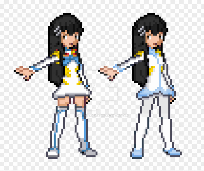 Pixel Art Pokemon Rayquaza Satsuki Kiryuin Character Digital PNG