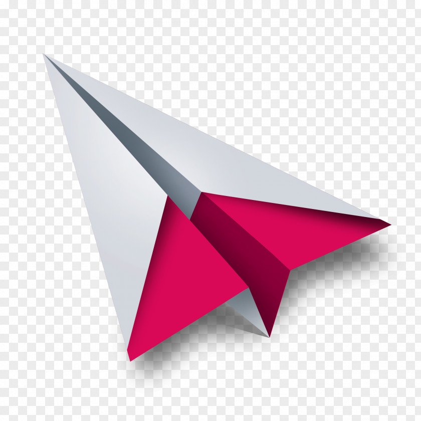 Fold Paper Airplane Plane PNG