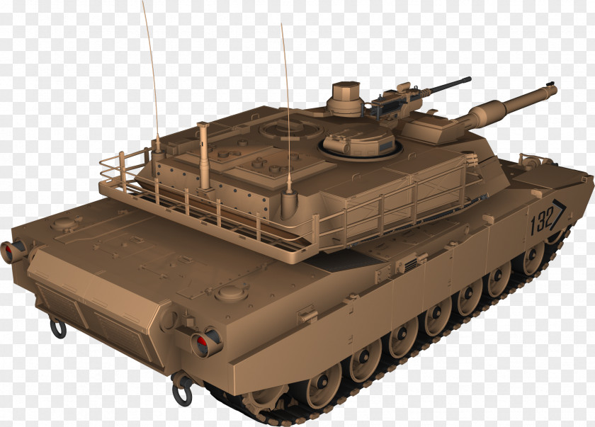 M1 Abrams Churchill Tank Military Gun Turret PNG