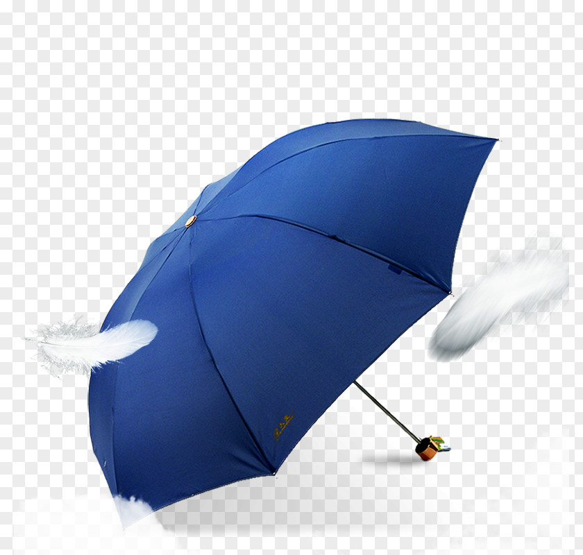 Product Kind Blue Parasol Feather Umbrella Sunlight PNG
