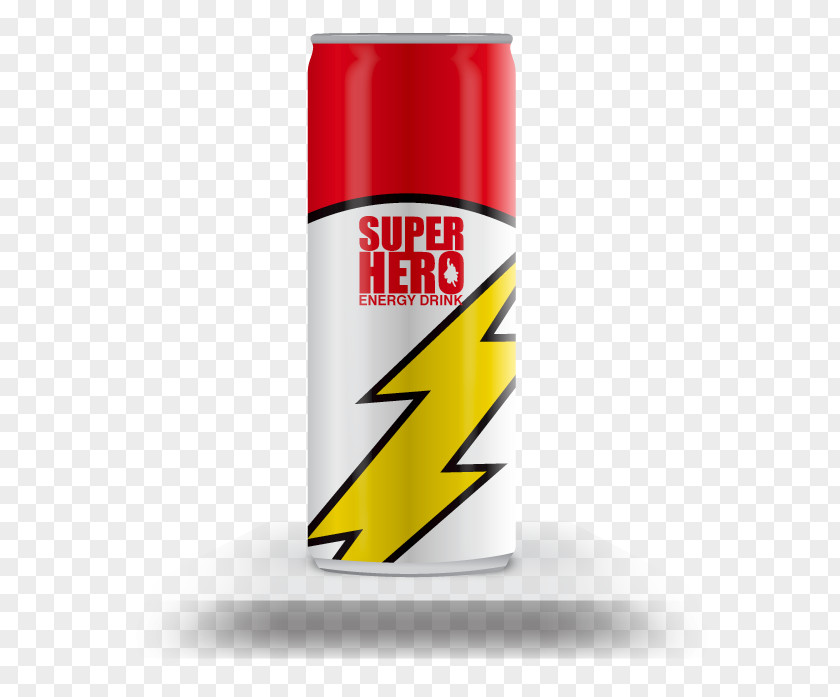 Red Bull Energy Drink Superhero Beverage Can PNG