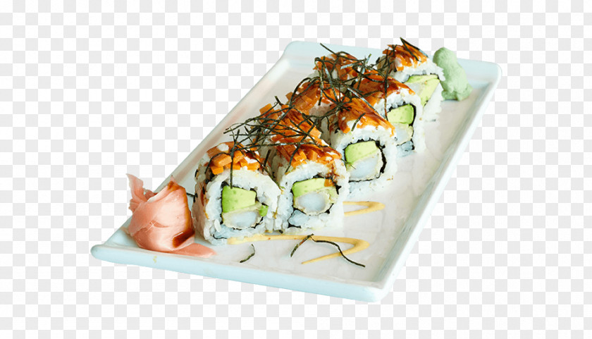 Sushi Roll California Gimbap Japanese Cuisine Tempura PNG
