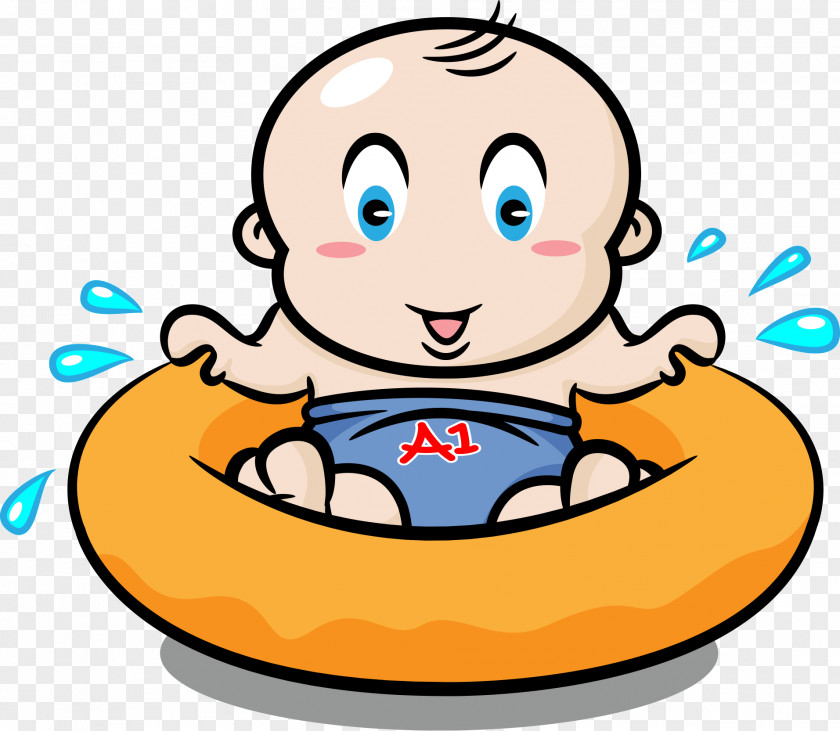 Swimming Infant Child Pool Clip Art PNG