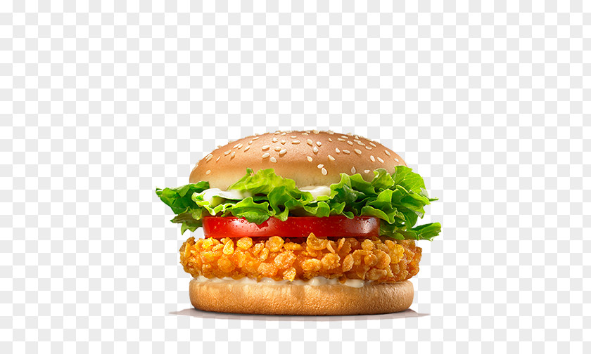 Burger King Chicken Sandwich Whopper Hamburger Specialty Sandwiches Crispy Fried PNG