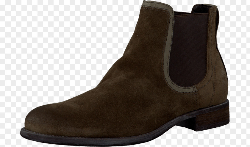 Chelsea Brown Boot Shoe Suede Leather PNG