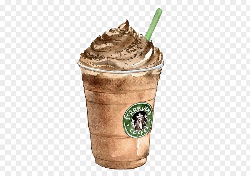 Coffee Iced Ice Cream Latte Frappé PNG