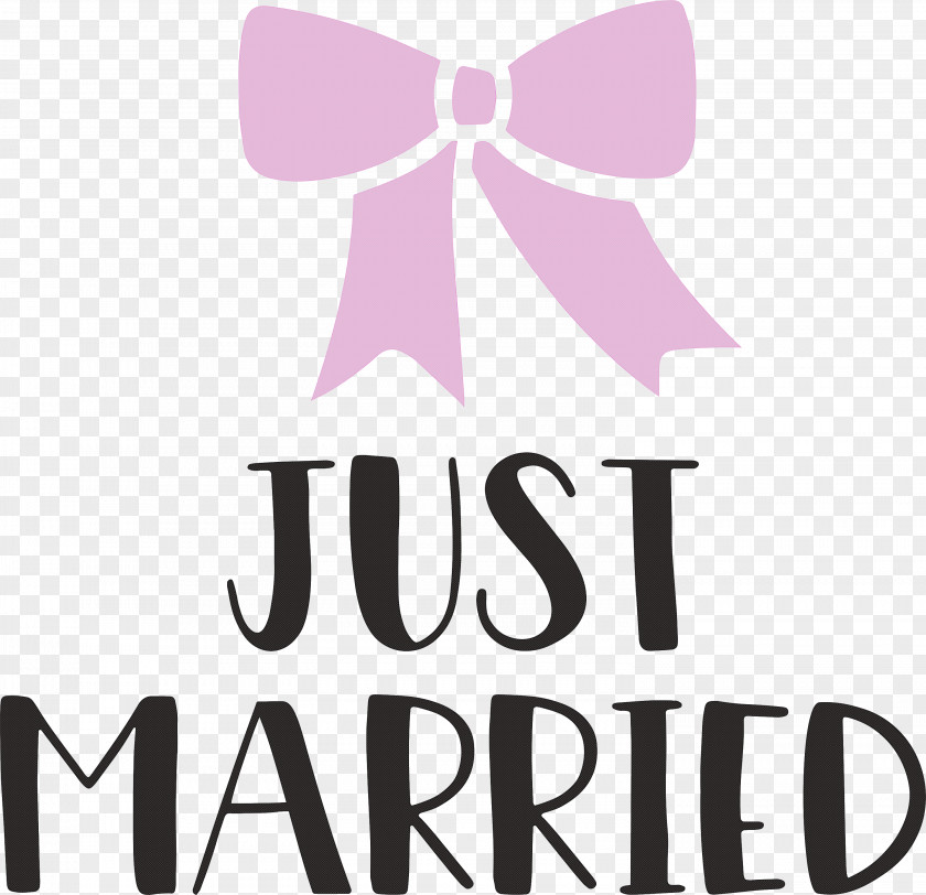 Just Married Wedding PNG