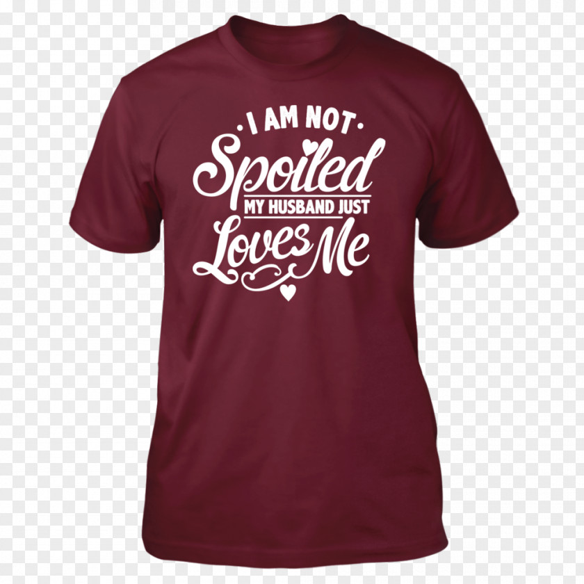 Maroon Sleeve Texas State UniversityI Love My Husband Montana Grizzlies Nike Legend Logo Performance T-Shirt PNG