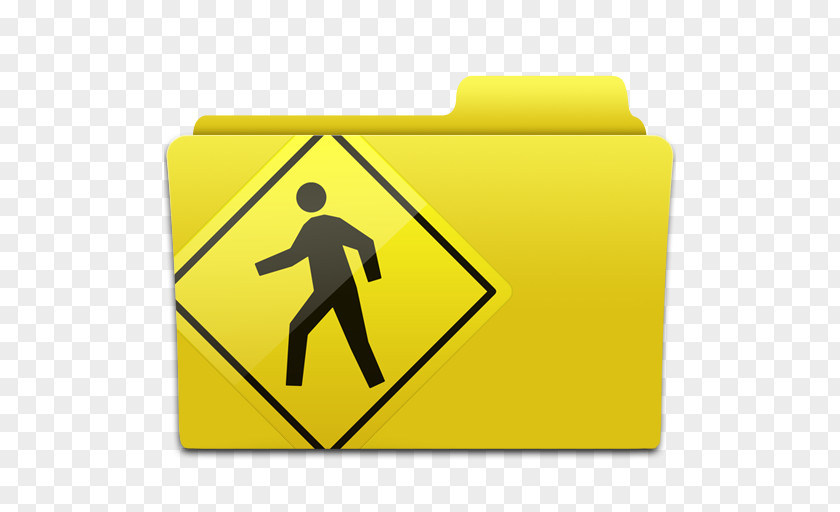 Road Pedestrian Crossing Traffic Sign PNG