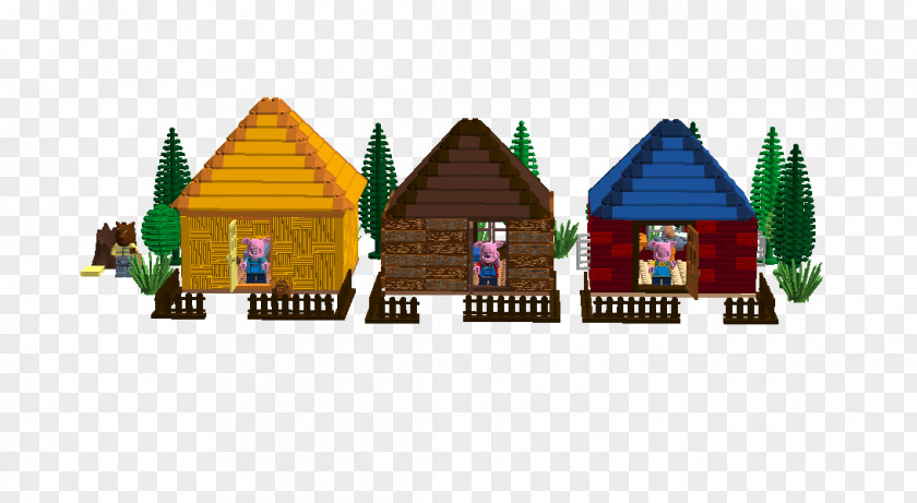 Three Little Pigs House The Lego Ideas Toy PNG