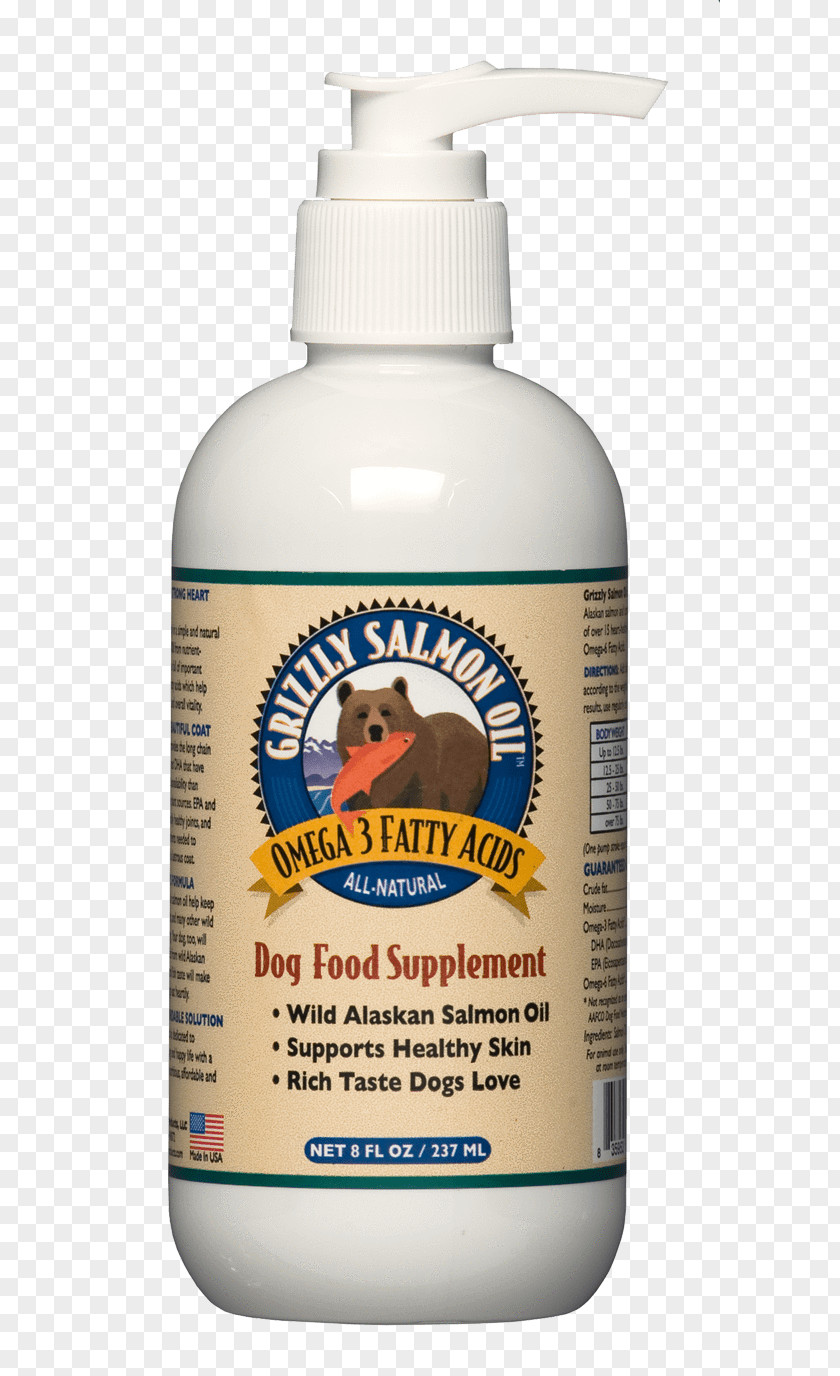 Dog Dietary Supplement Salmon Omega-3 Fatty Acids Oil PNG