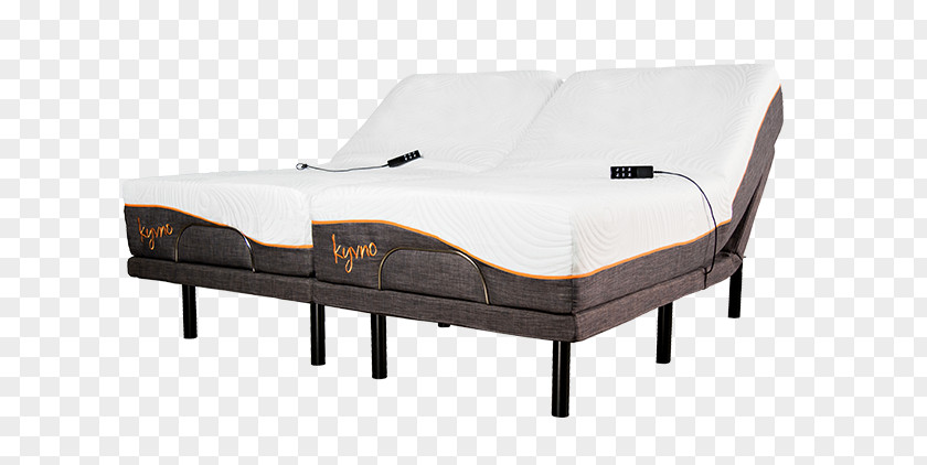 King Bed Frame Mattress Adjustable Size PNG