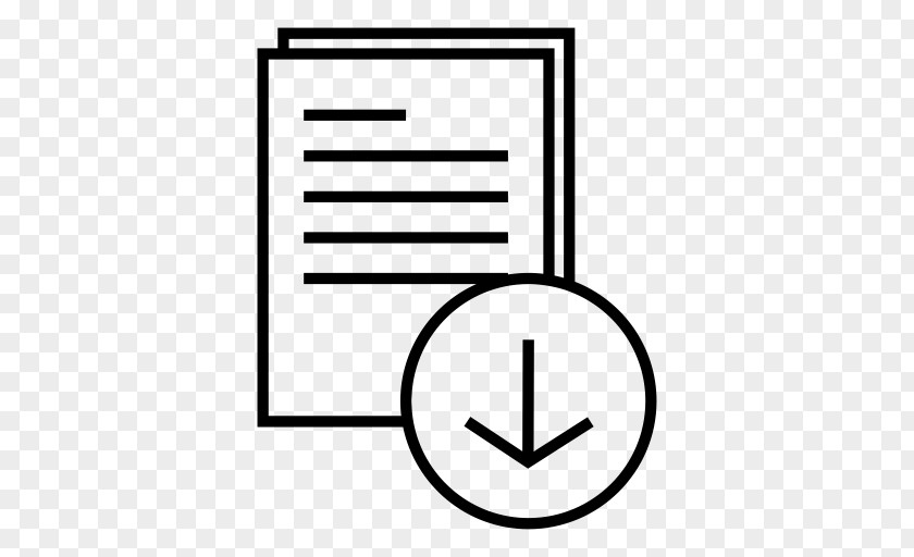 Paper Download Document PNG