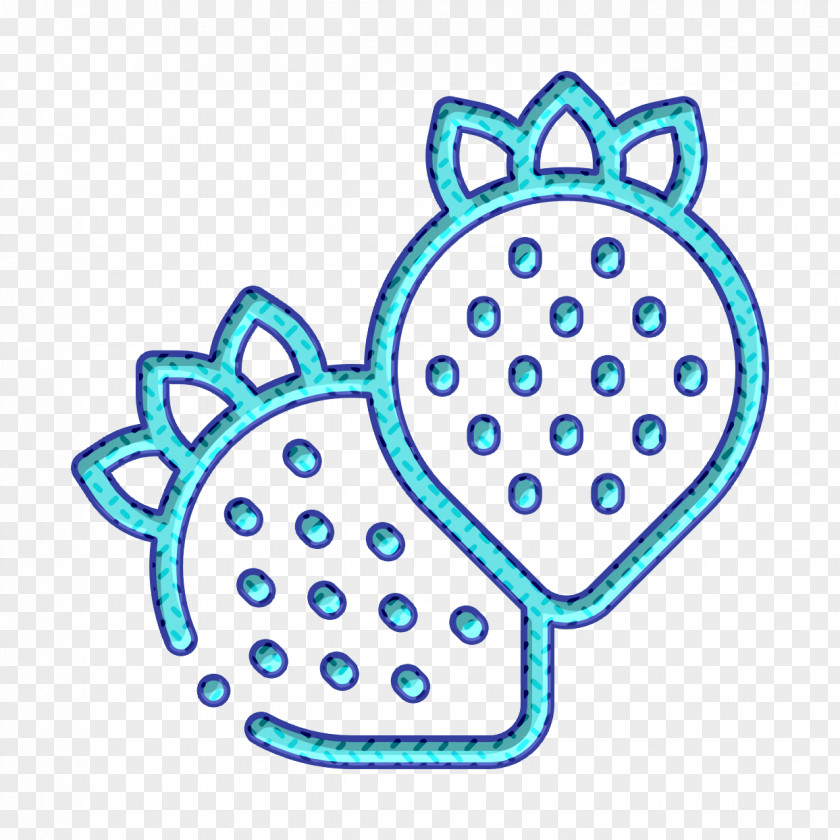 Summer Food And Drinks Icon Strawberry Fruit PNG