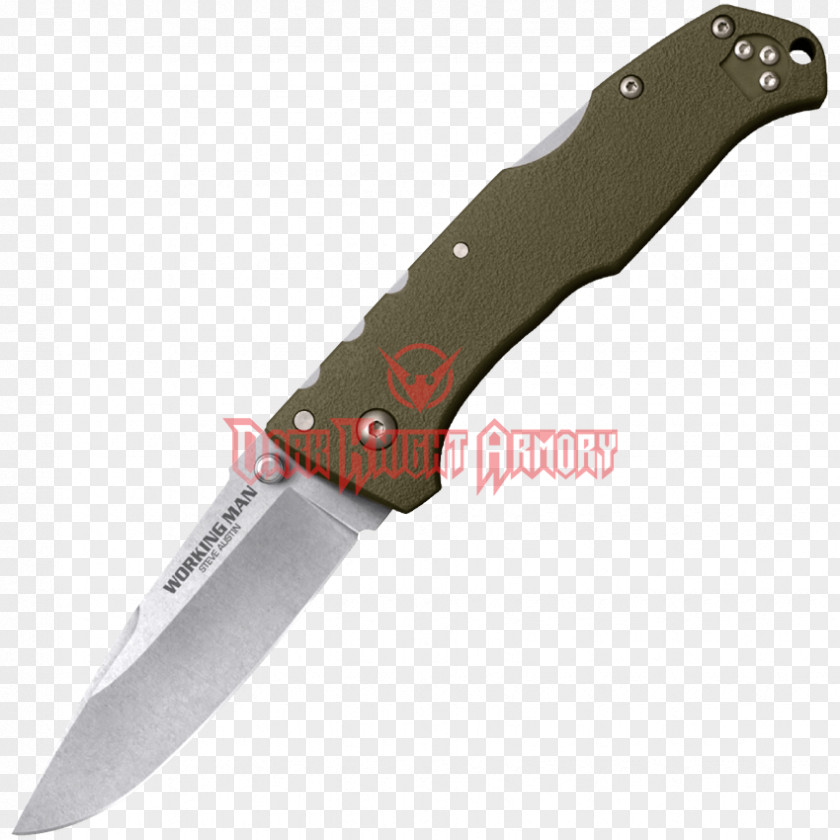 Knife Pocketknife Cold Steel Drop Point Blade PNG