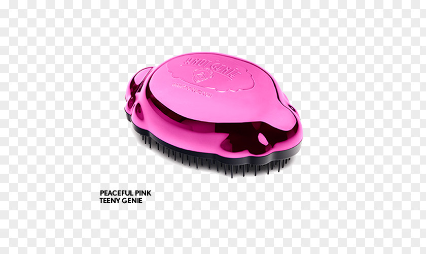 Lilac Splash Hairbrush Comb Genie Knot PNG