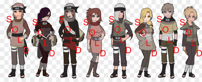 Sunagakure Cartoon Character Uniform Fiction PNG