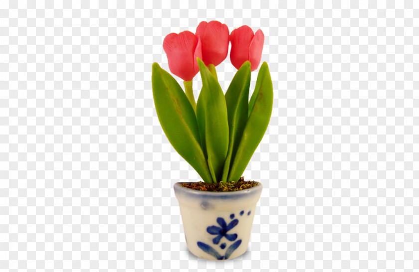 Tulip Cachepot Vase Flowerpot Yellow PNG