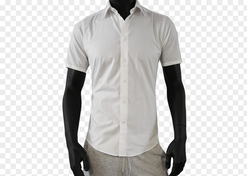Ali T-shirt Dress Shirt Sleeve White PNG