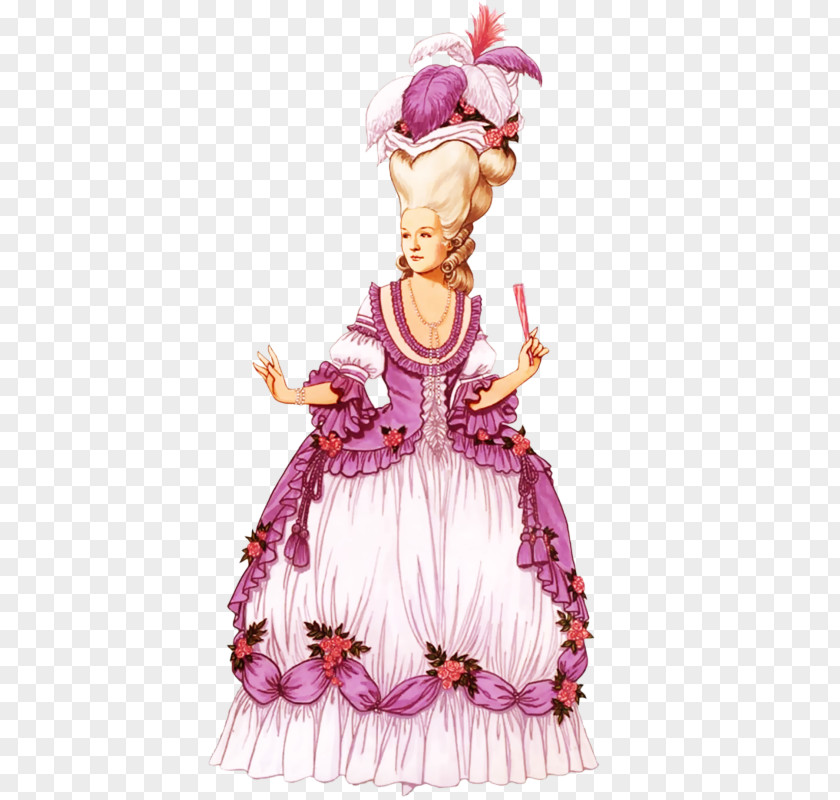 Doll Marie Antoinette Paper Dolls Amazon.com High Victorian Fashions PNG