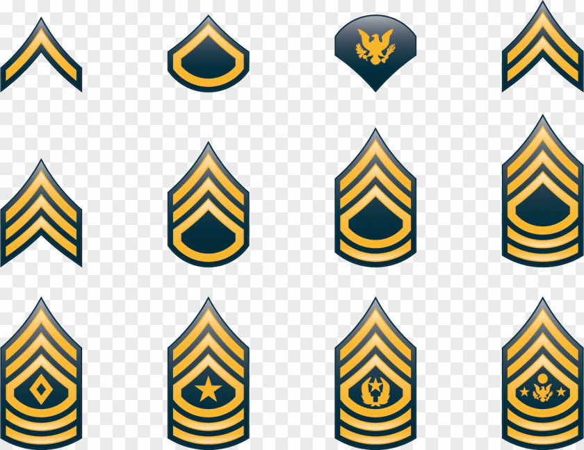 Grades Of American Military Academies Rank United States Army Enlisted Insignia Sergeant PNG