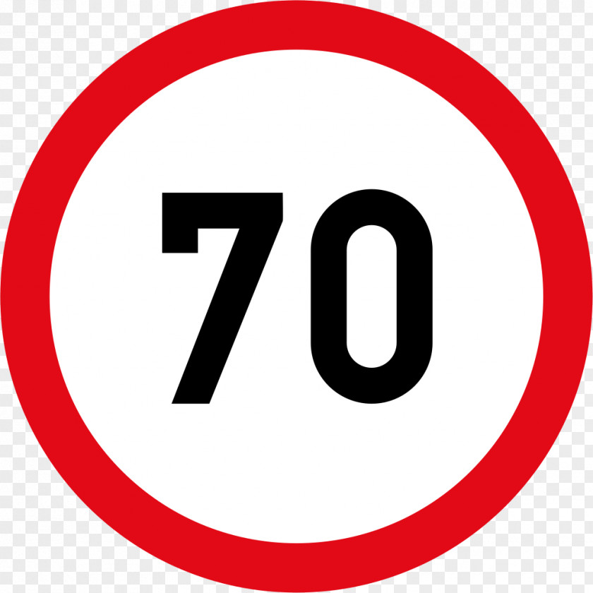Road Sign Speed Limit Traffic Number PNG