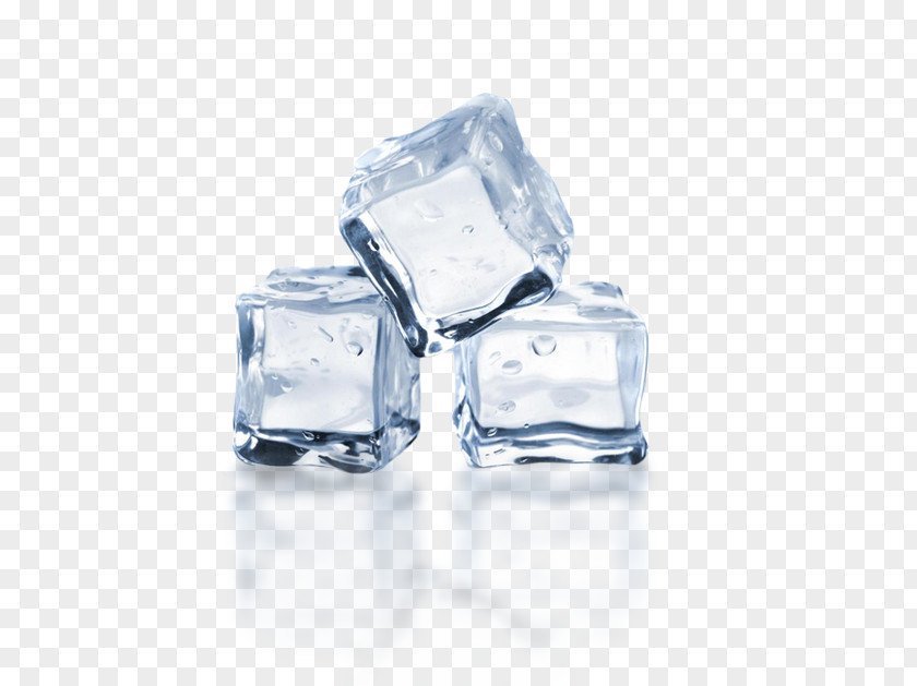 Three Ice Cubes Cube Melting Smoothie PNG